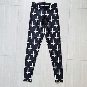 BlackMilk Clothing Cross of St. Peter Leggings Size M limited edition